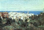 View of Genoa,  Jean Baptiste Camille  Corot
